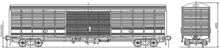 Covered wagon 11-1807-01 158 m³ | Схема крытого вагона | Covered railcar 11-2135-01 161m³ | Крытые вагоны 11-1807-01 158 м³ | Жабық вагон 11-2135-01 161м3 | Ёпиқ вагон 11-1807-01 158 м3 | Ёпиқ вагон 11-2135-01 161м³