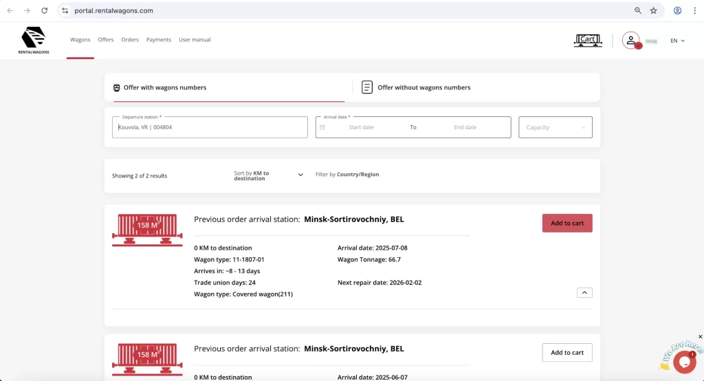 Booking wagons on Rental Wagons online platform